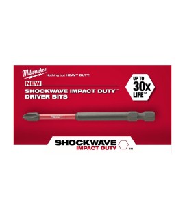 Milwaukee Bits Uç Pz2 90 mm. 1'li Paket Shockwave