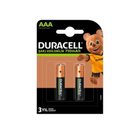 Duracell Şarj Edilebilir AAA İnce Pil 750 mAh